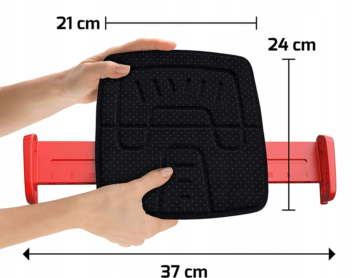 MIFOLD kompaktowy fotelik samochodowy 15-36 kg, składany do 21 x 24 cm, 37 cm po rozłożeniu
