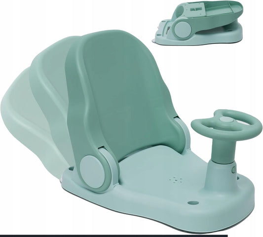 Siège de bain pour bébé 6m+ avec volant