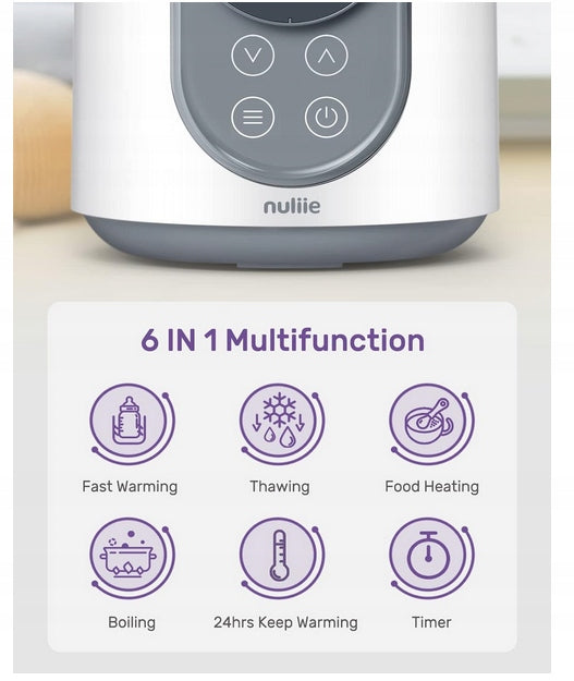 NULIIE podgrzewacz do butelek sterylizator 7w1 – zdjęcie produktu 3