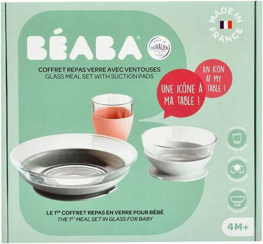 BEABA servisset med silikon-sugkopp DURALEX