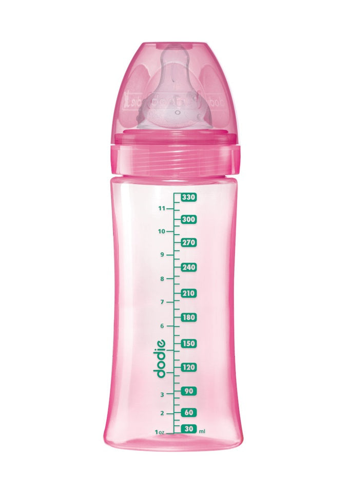 DODIE butelka 330 ml smoczek 3 szybki przepływ 6 m+ – zdjęcie produktu 2