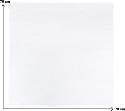 NATUREMARK Musselinwindeln 70 cm x 70 cm x 9 Stück – Produktfoto 3