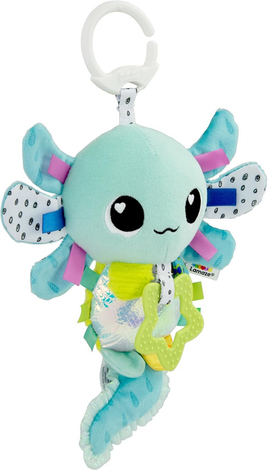 LAMAZE zawieszka do wózka łóżeczka Alice Axolotl 30cm 0-6msc