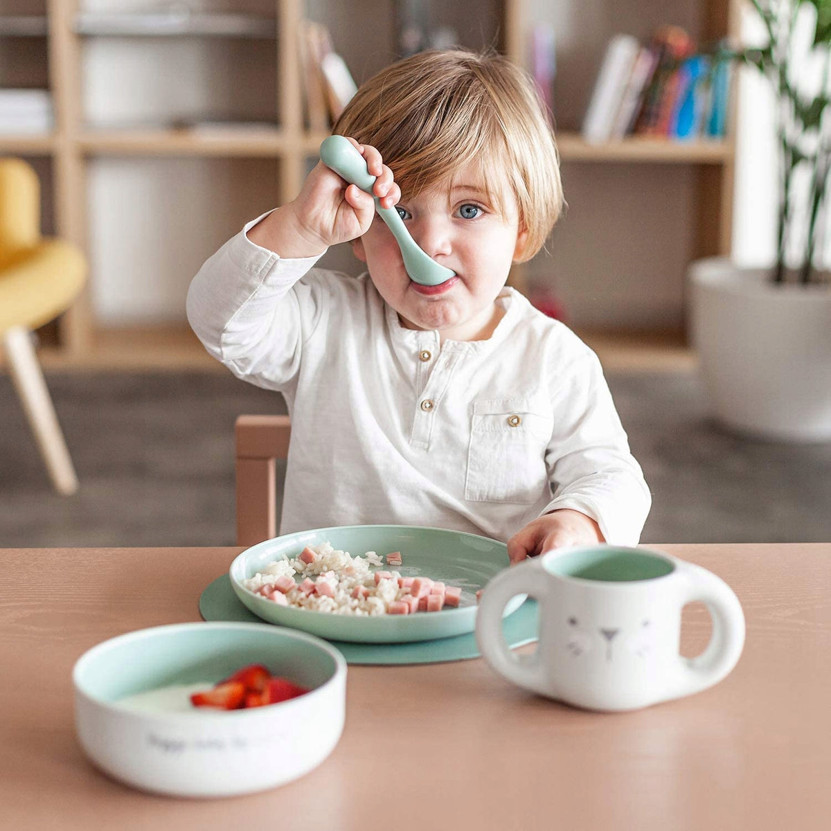 SUAVINEX zestaw naczyń 5el. HYGGE 6m+ – zdjęcie produktu 7