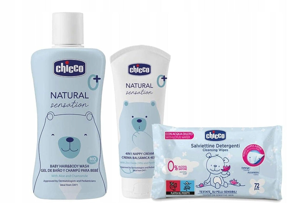 CHICCO Natural sac à dos à langer pour couches et accessoires + cosmétiques