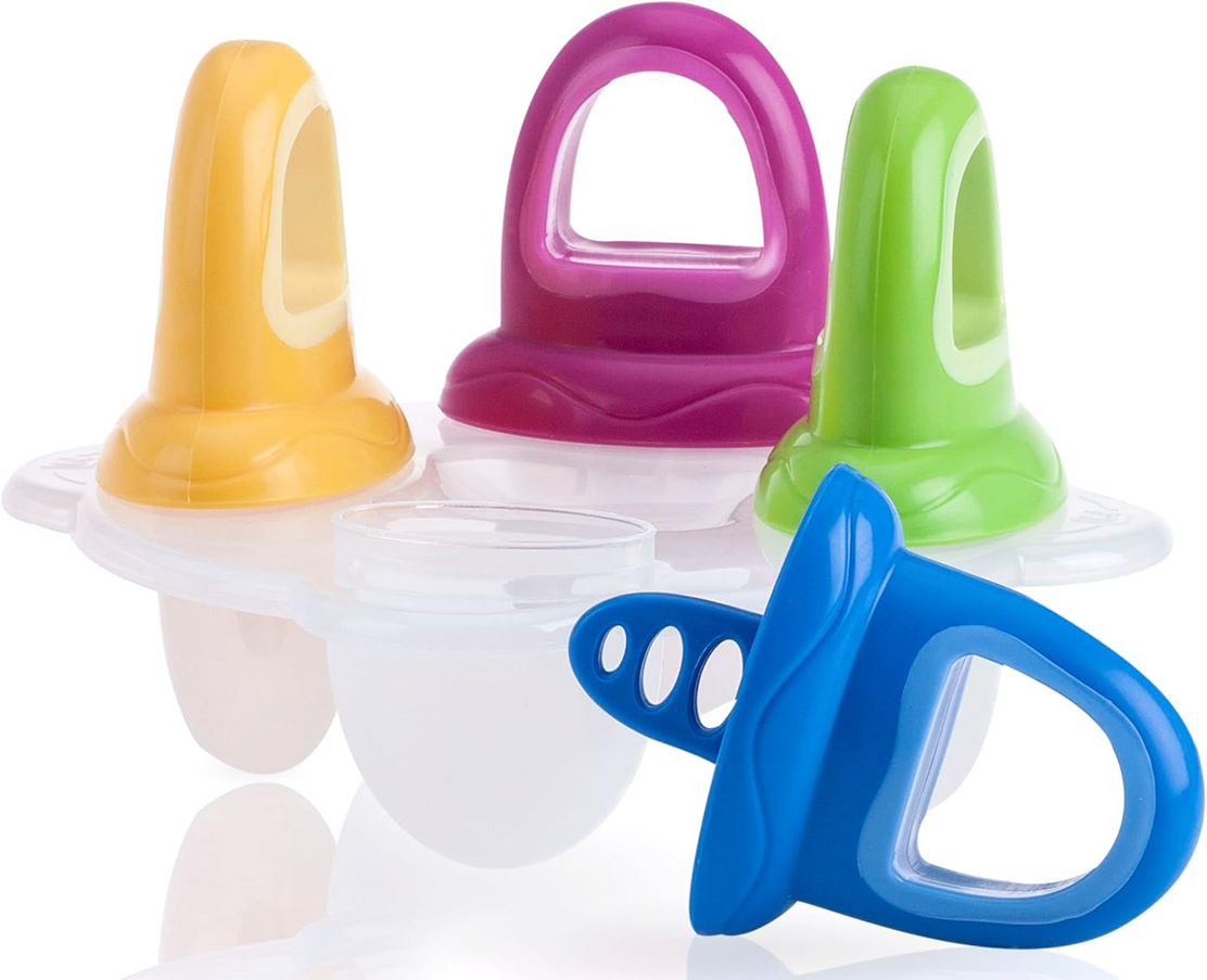 NUBY Eisform in Schnullerform, 4 Stück + Gefrierablage – Produktfoto 3
