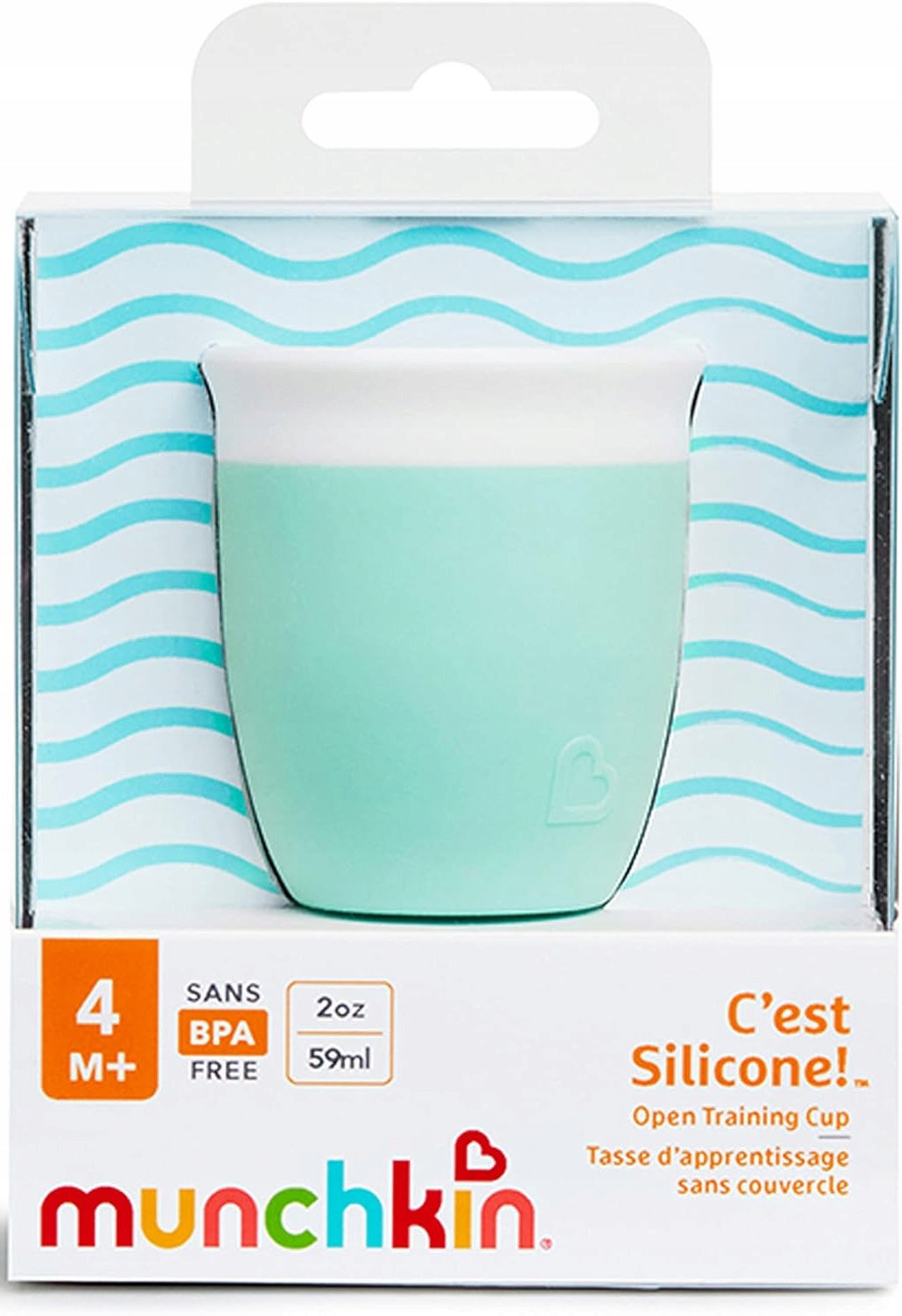 MUNCHKIN C'est Silicone! tasse ouverte 360 4mois+ 60ml