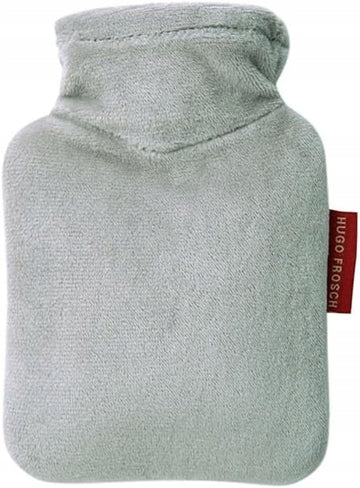 HUGO FROSCH mini termofor wodny 0,2 l z welurowym pokryciem 10,7 x 16 cm