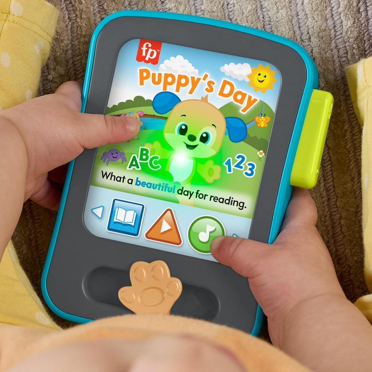 FISHER-PRICE JFK28 lecteur d’histoires du Petit Chien Savant en 3 langues