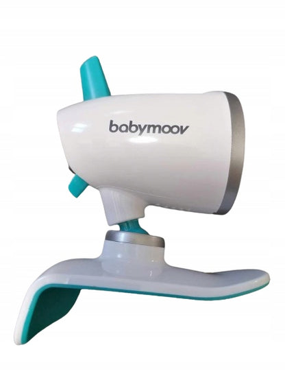 BABYMOOV dodatkowa kamera do niani elektronicznej YOO FEEL, biało-zielona kamera monitorująca z lampką nocną