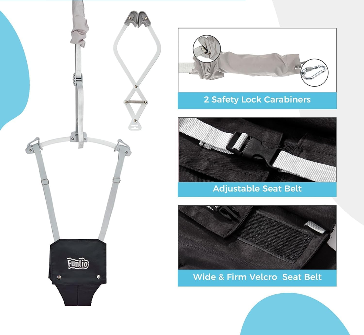 FUNLIO Hop skoczek futrynowy 6-24 m do 18 kg