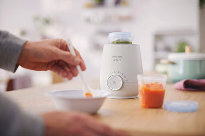 PHILIPS AVENT SCF358/00 podgrzewacz do butelek, biały, inteligentne podgrzewanie mleka i słoiczków