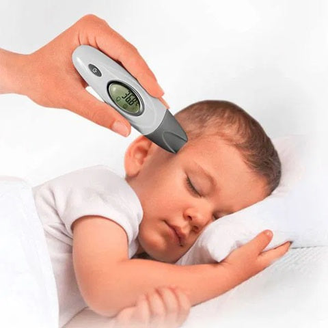 REER Colour SkinTemp cyfrowy termometr bezdotykowy 3w1 LCD