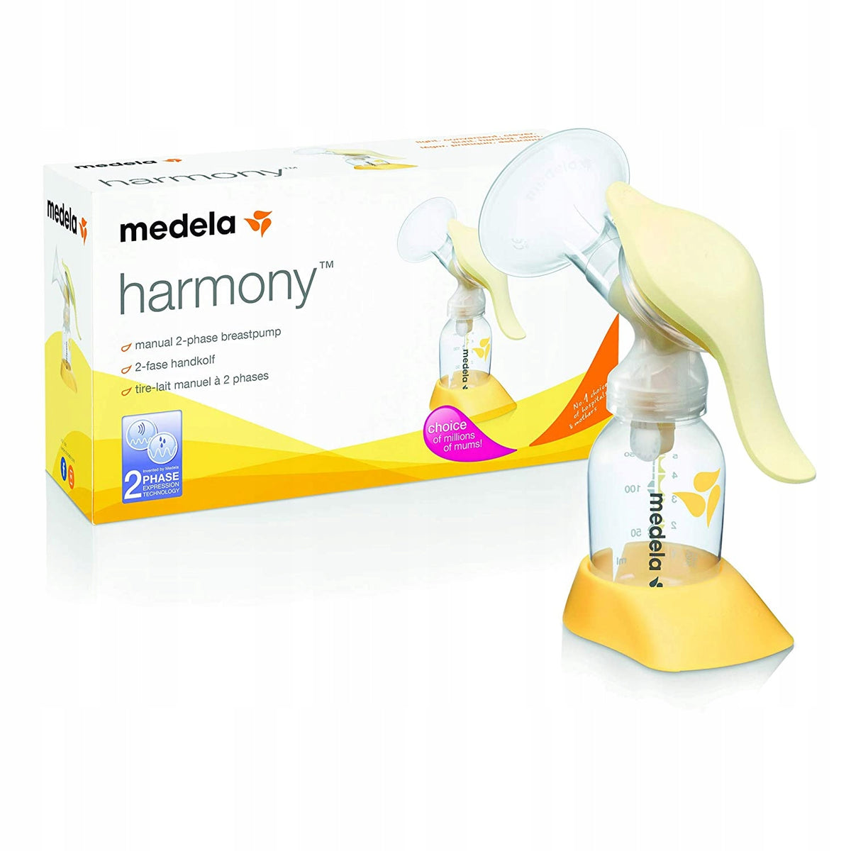 MEDELA Harmony 005.2052 handmatige 2-fasen borstkolf U