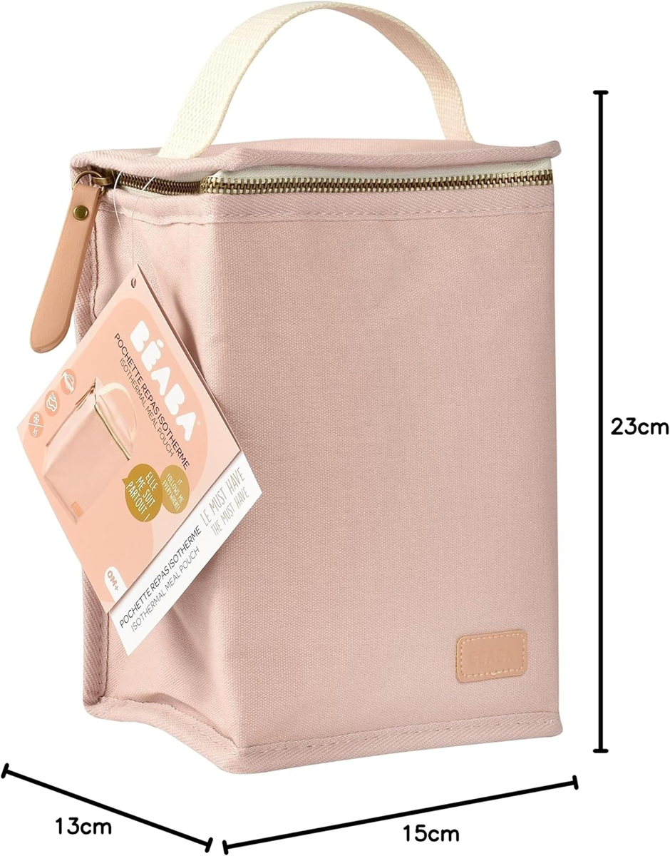 BEABA sac isotherme pour biberons et aliments 15 x 22 cm