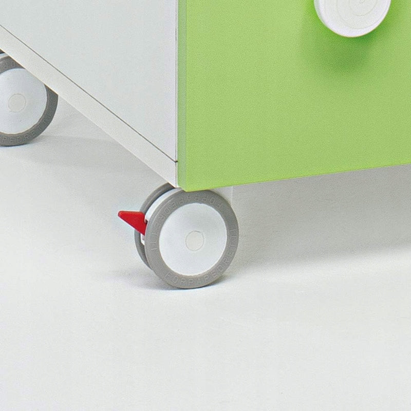 FOPPAPEDRETTI roulettes pivotantes avec frein pour lit bébé, 4 pièces