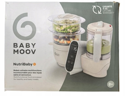 BABYMOOV Nutribaby+ 5-en-1 robot culinaire cuiseur vapeur mixeur stérilisateur