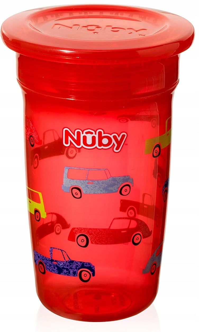 NUBY Sipeez CANECA ANTIGOTA 300 ml bocal 360 graus CARROS 1 unidade