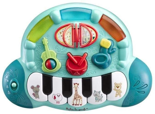 GIRAFA SOPHIE piano interativo luz + som 10msc+