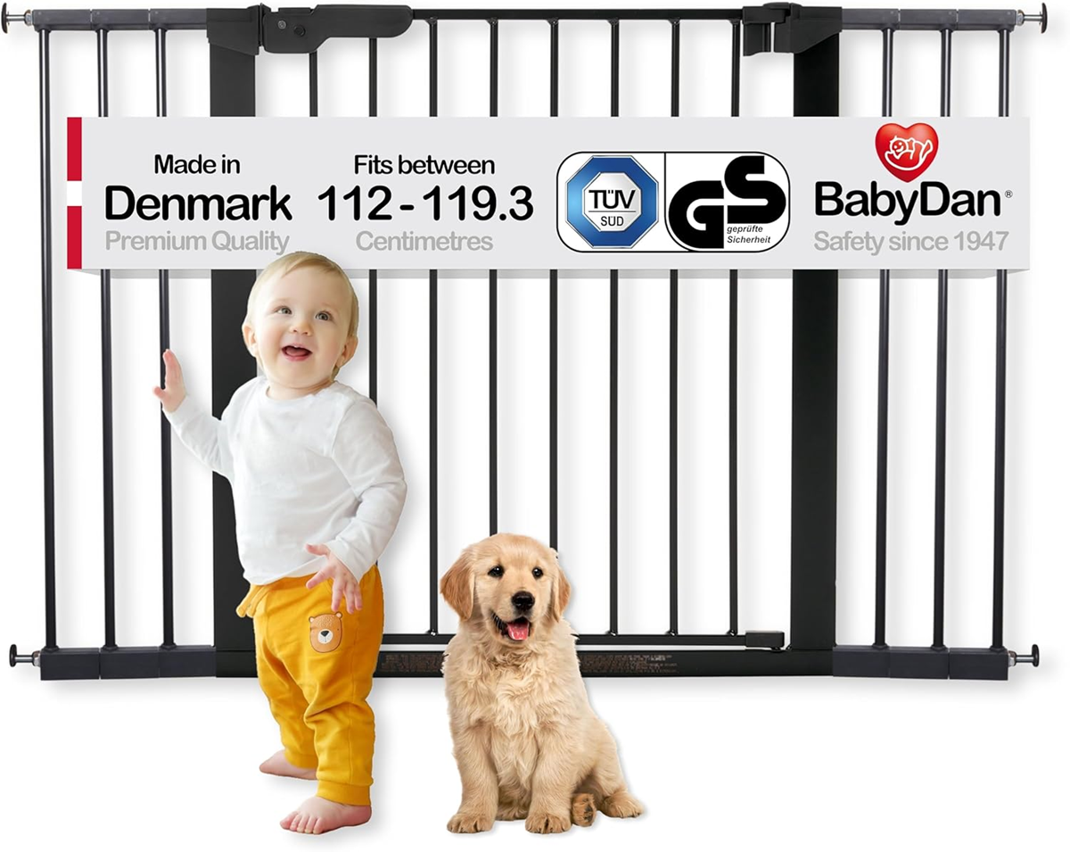 BABY DAN PREMIERE barrière d’escalier à fixation sans perçage 112-119,3