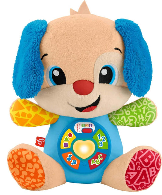 FISHER-PRICE JFD27 leergierig puppyknuffeltje in 5 talen PL CZ SK HU ENG