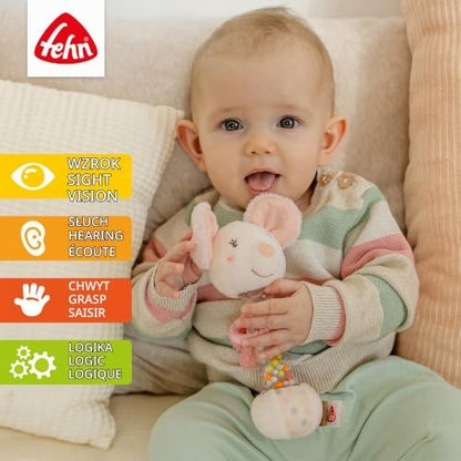 Fehn feehnLAND Mouse Rainmaker Rattle, 19cm, 0m+