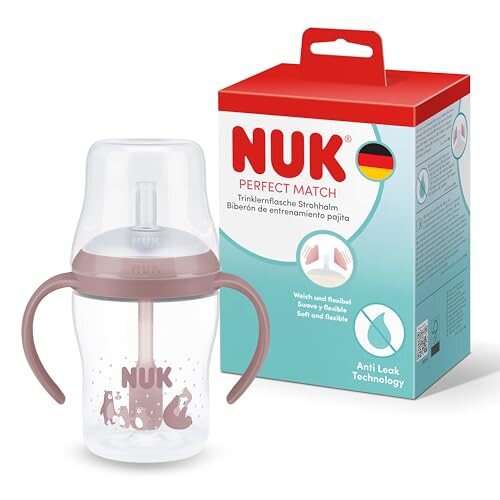 NUK Perfect Match kubek treningowy 150 ml od 8 mies. różowy – różowy – zdjęcie 3