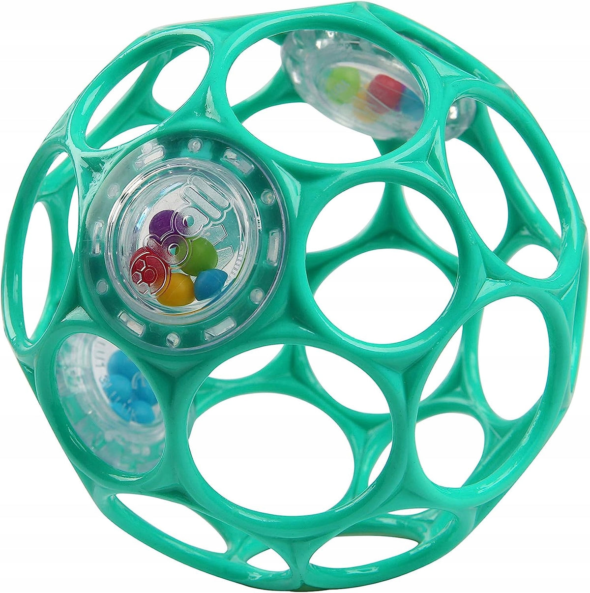 BRIGHT STARTS Little Shakers zestaw zabawek dla niemowląt 6szt. 0+ zielony Oball grzechotka sensoryczna