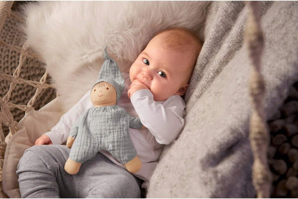 STERNTALER Heiko poupée doudou avec hochet 17 cm