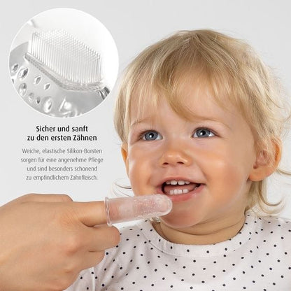 Reer brosse à dents en silicone à doigt pour l’hygiène buccale