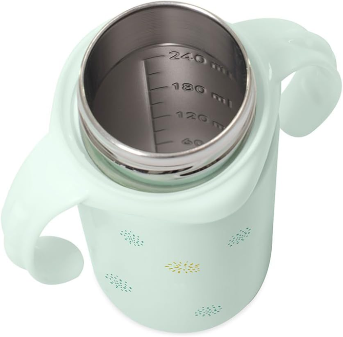 MINILAND Thermobaby bouteille isotherme en acier inoxydable 240 ml 0+