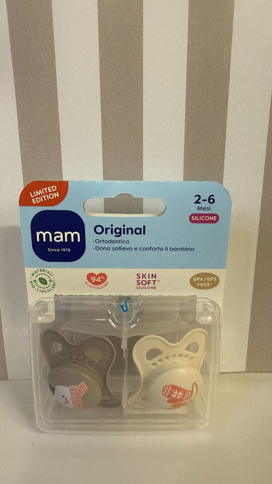 MAM Original pacifier x2 2-6m winter edition