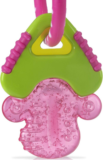 NUBY IcyBite anneau de dentition réfrigérant en silicone 9 x 14 cm CLÉS