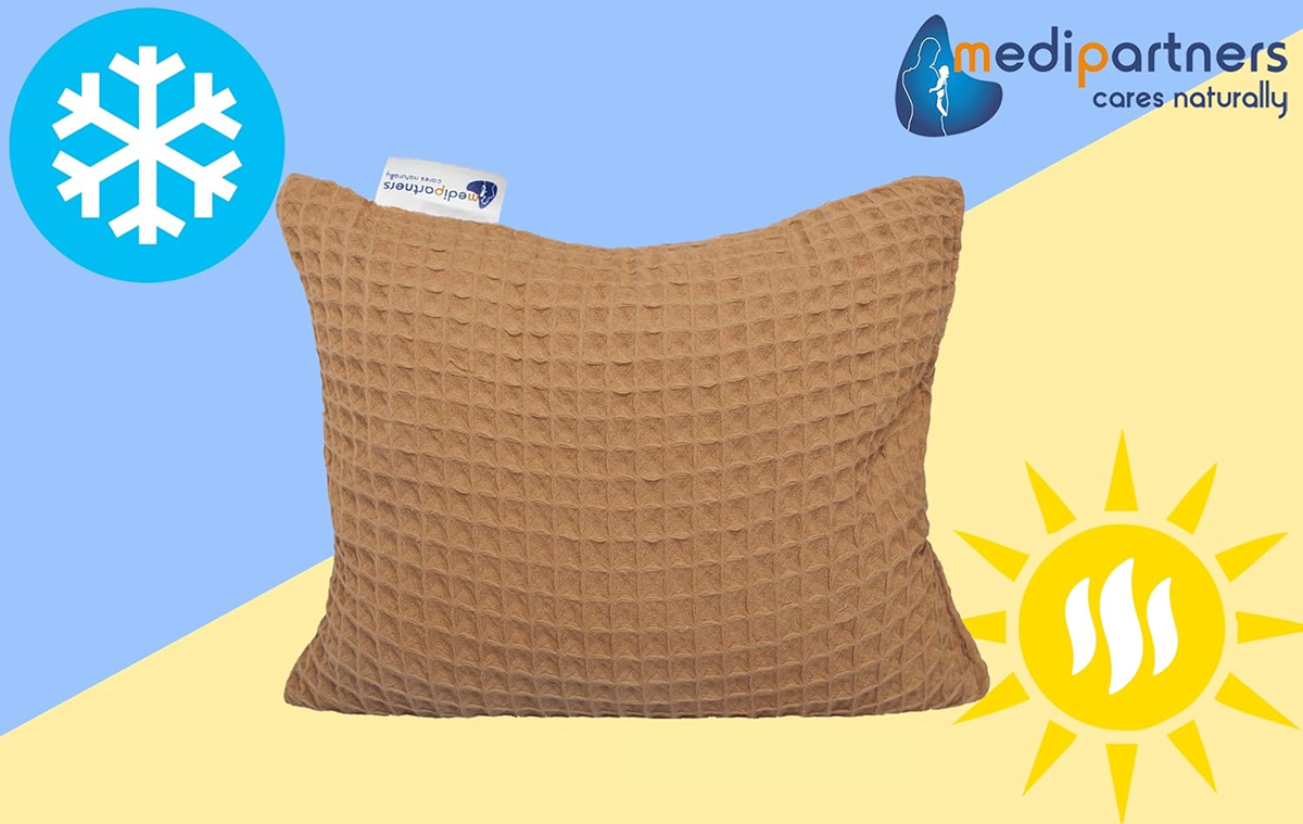 MEDI PARTNERS bawełniany termofor z pestkami wiśni 20 x 25 cm