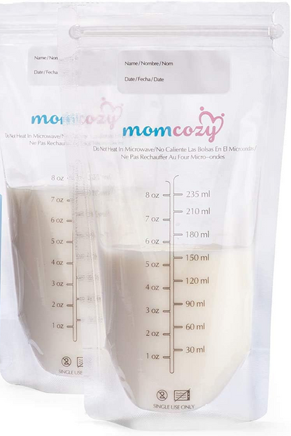 MOMCOZY Torebki do Przechowywania Pokarmu 50szt