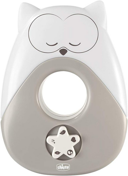 CHICCO Sweet Lights veilleuse avec mélodies et sons HIBOU 13,5 x 18 cm