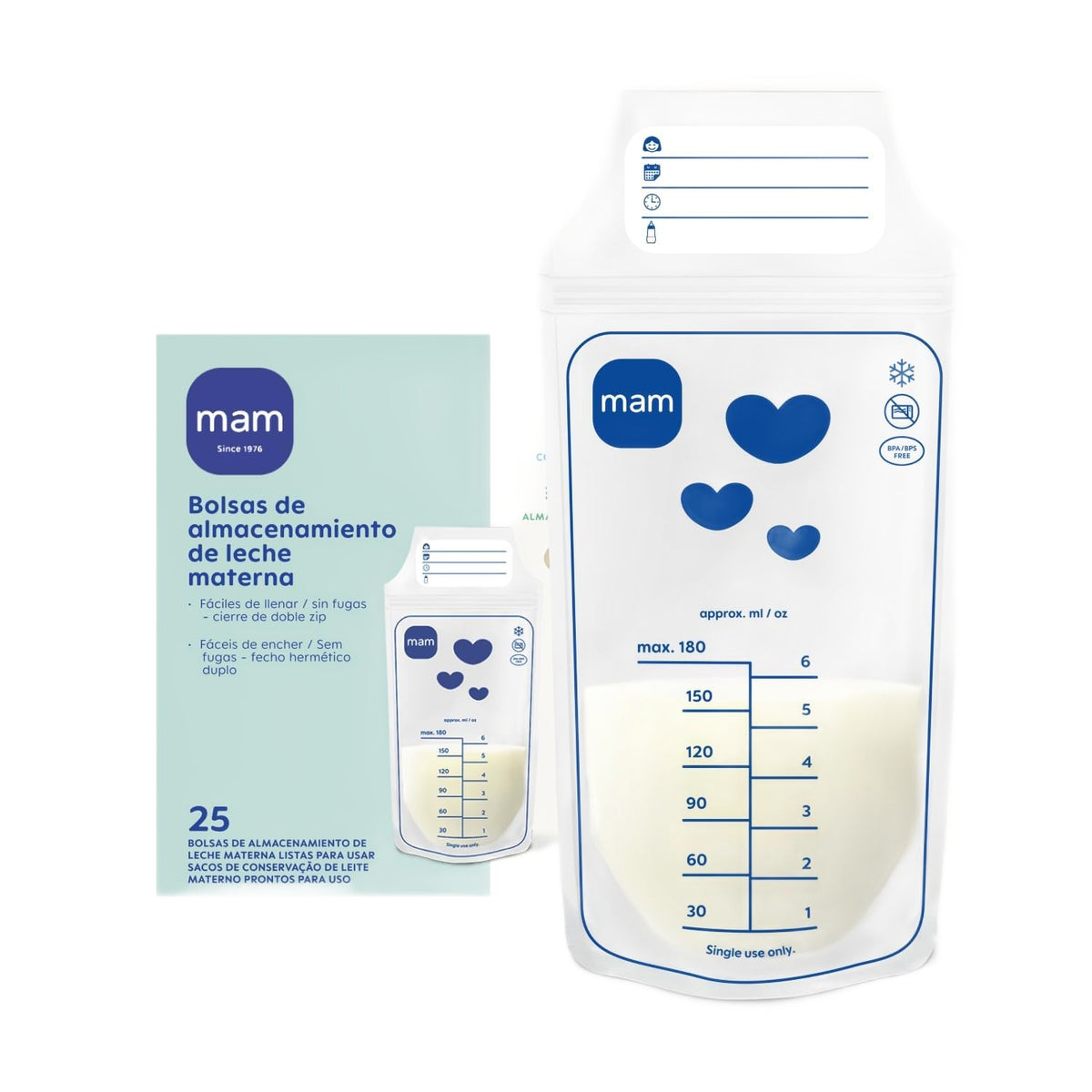 MAM breast milk storage bags 25 pcs.