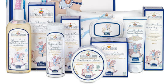 HELAN Linea Bimbi coffret de soins pour bébé SHAMPOING CRÈMES POUDRE LINGETTES
