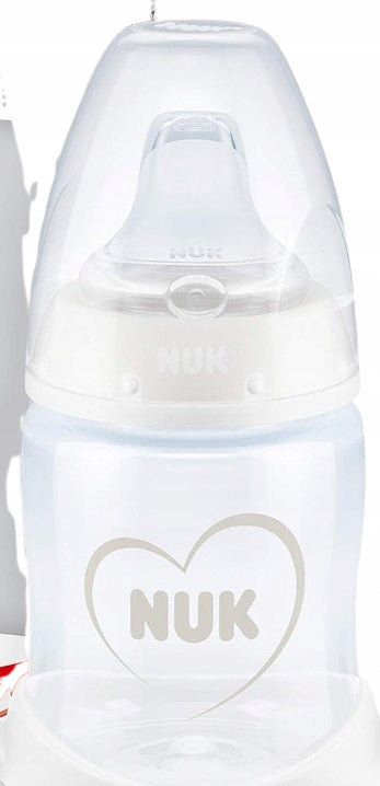 NUK First Choice+ cumisüveg 150 ml, 0–6 hónapos korig, hőmérsékletjelzővel