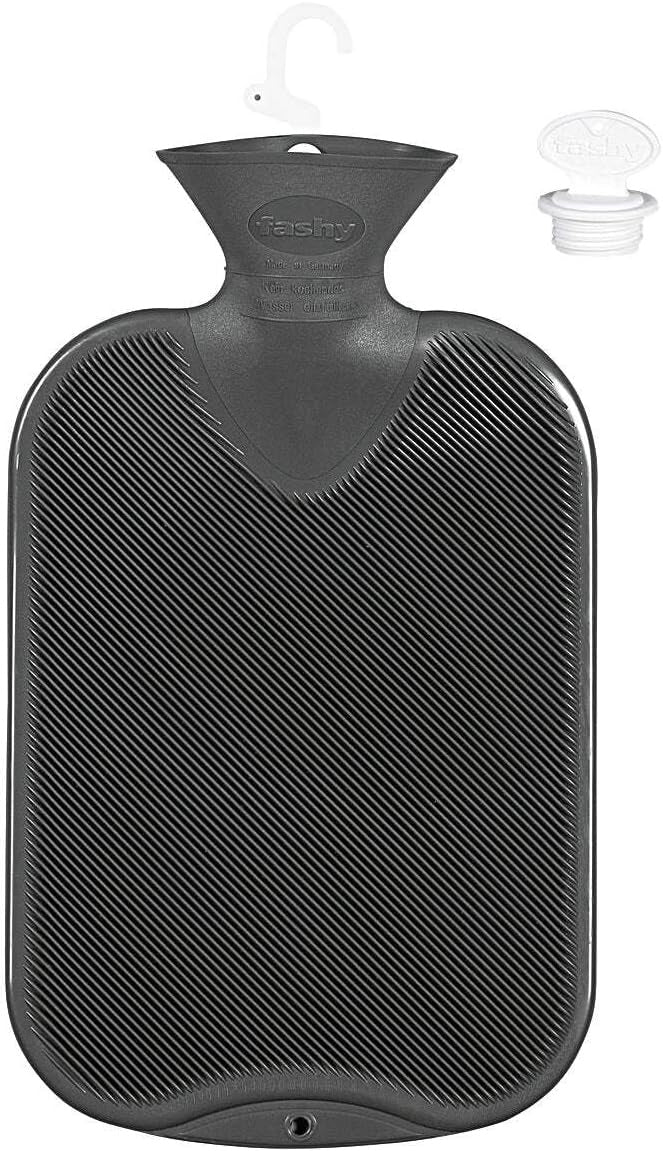 FASHY bouillotte à eau en caoutchouc 2 litres 20 x 32 cm