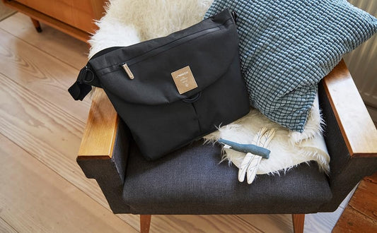 LASSIG Manu Messenger sac pour poussette pour accessoires sans crochets