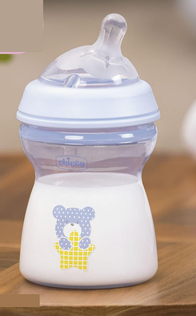 CHICCO NaturalFeeling biberon 250 ml 3 m+ débit moyen