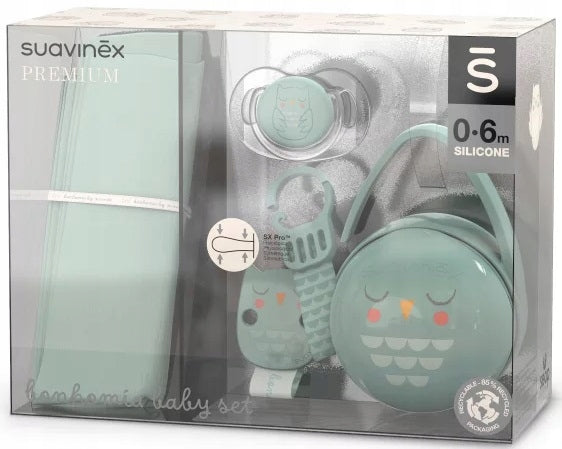 SUAVINEX PREMIUM zestaw prezentowy dla niemowląt 0-6