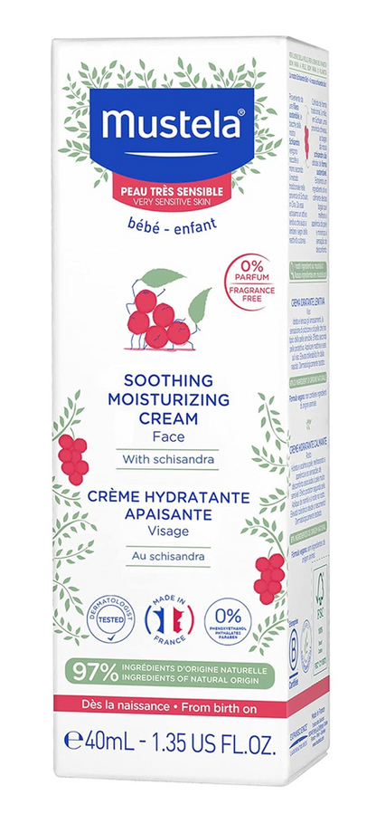 MUSTELA crème hydratante pour le visage pour peau très sensible 40ml
