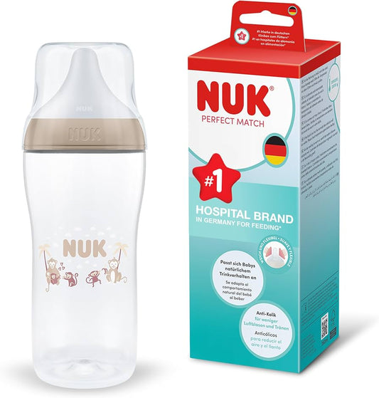 NUK Perfect Match αντι-κολική μπιμπερό 360 ml 8m+
