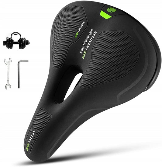 AYAMAYA selle de vélo MTB et trekking en mousse 18,5 x 26 cm