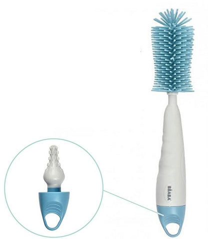 BEABA escova 2 em 1 para limpar biberões e chupetas 29,5 cm