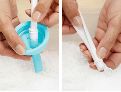 MUNCHKIN Simple Clean kubek niekapek ze słomką  12 m+ 296 ml