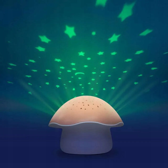 PABOBO Mushroom projecteur d'étoiles avec mélodies et capteur de pleurs CHAMPIGNON