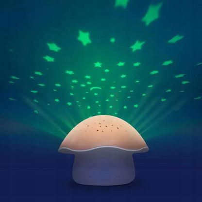 PABOBO Mushroom projecteur d'étoiles avec mélodies et capteur de pleurs CHAMPIGNON